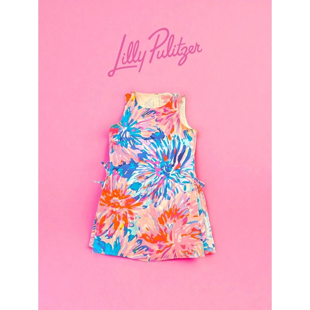 🌸 Lilly Pulitzer Donna Romper – Size 0 – EUC – Bright Floral Print 🌸